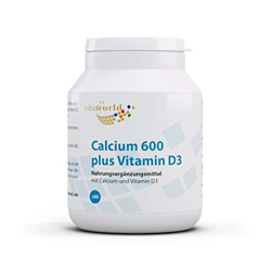 Pack de 3 Calcio 600mg + Vitamina D3-3 x 60 Comprimidos - Vita World Farmacia Alemania características