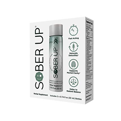 SOBER UP - Olvidate de la resaca - Kit anti-resaca para fiestas - 3 botes