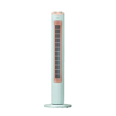 ZRJ Ventilador de torre con ventilador oscilante, ventilador de 3 velocidades, ahorro de espacio, motor DC ultra silencioso para dormitorio exquisito