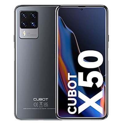 CUBOT X50 Móviles Libres, Android 11 Teléfono Móvil,8GB + 128GB Smartphone Libre(TF 256GB),Pantalla FHD+ de 6.67",Cámara Cuádruple 64MP,Batería 4500mA