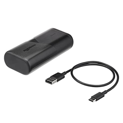 Amazon Basics - Batería externa ultraportátil con fuente de alimentación Power Delivery de 18 W por USB-C y 10 000 mAh precio