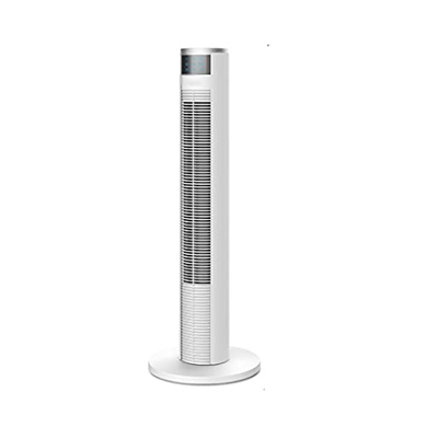 ZRJ Ventilador de pie para interiores con torre de oscilación automática, control remoto de 3 modos. Ventilador silencioso de 7 horas para dormitorio 