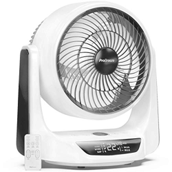 Pro Breeze Ventilador de Mesa Turbo de 25 cm de 28 W con Sensor de Temperatura, Mando a Distancia, 9 Velocidades, 4 Modos, Temporizador, Pantalla LED  precio