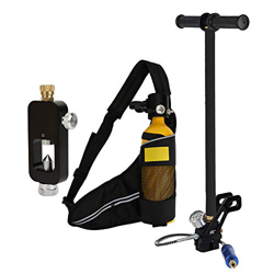 Buceo Equipo Colocar, con Aluminio Aleación, Inoxidable Acero, Silicona Respiración Boquilla Agua de mar Corrosión Resistencia Nitrox Paquete por Buce en oferta