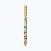 Rifle Paper Co. Wild Rose - Bolígrafo de escritura (13,7 cm de largo, punta de rodillo, 0,5 mm, cuerpo de acero inoxidable con detalles de latón, cómo en oferta