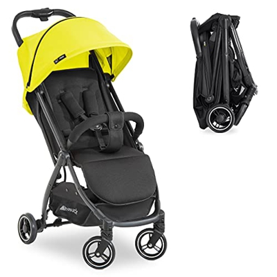 Hauck Swift X - Silla de paseo ligera plegable compacta/ Carrito bebe con mecanismo de plegado con una sola mano, resplado reclinable y correa para tr