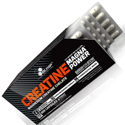 CREATINE MAGNA POWER - Creatina anabólica enriquecida con magnesio - Pastillas de culturismo para el crecimiento de la masa muscular | Ampollas - Sin  características