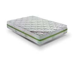 El Almacen del Colchon - Colchón viscoelastico Modelo Aloe Vera, 150 x 190 x 26cm, Tejido Aloe Vera - Todas Las Medidas, Blanco y Verde en oferta