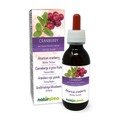 Arándano rojo grande o Cranberry (Vaccinium macrocarpon o Oxycoccus macrocarpos) frutos Tintura Madre sin alcohol Naturalma | Extracto líquido gotas 1 en oferta