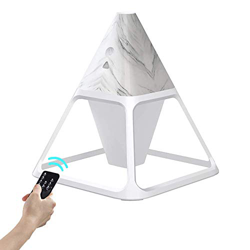 PECHTY Humidificador mini en forma de cono con luz LED de 3 colores, con mando a distancia, 140 ml, depósito de agua visual, 2 modos de pulverización, precio