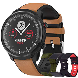 Reloj Inteligente Hombre, Smartwatch de Pantalla Táctil Ccompleta Impermeable IP68, Pulsera de Actividad Inteligente con 9 Deportes, Pulsómetro,Sueño, en oferta