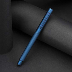 Pluma Estilográfica Bosque Azul Oscuro Pluma Estilográfica Fude De Caligrafía con Punta Doblada, Diseño Clásico con Convertidor y Juego de Caja de Reg características