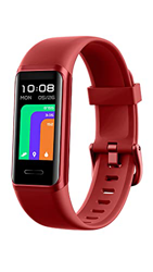 YAMAY Pulsera Actividad Inteligente,Gran Pantalla HD Dinámica a Color de 1.05” Reloj Inteligente con Alexa,Datos del Tiempo,Pulsómetro,Pulsioximetro,I precio