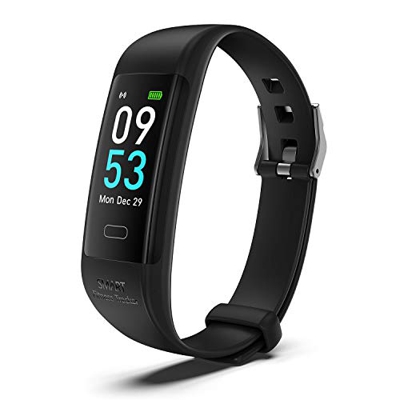 Pulsera Actividad Inteligente,Smartwatch,Pulsera Inteligente con Funciones de Monitoreo de Frecuencia Cardíaca y Monitoreo del Sueño, Podómetro,Contad