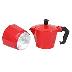 01 Cafetera, Cafetera, Cafetera pequeña Estufa de Aluminio Cafetera Superior Cafetera Cafetera Cafetera Campamento Cafetería Oficina para Cocina Hogar en oferta