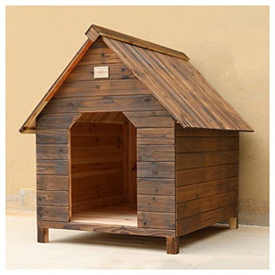 TYX Caseta Perros Jardín Madera Exteriores, Caseta Perros Madera Fácil Limpieza con Base Extraíble, Dog House Wooden Caseta Mascotas Caseta Mascotas,A