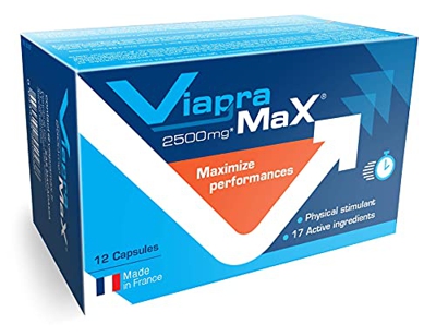 VIAPRAMAX Estimulante muy potente con efecto inmediato y duradero, Resistencia, Fuerza, Capacidad mental – Estimulador Hombre - Activos eficaces valid