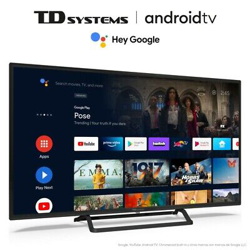 Smart TV 39,5" Android 9.0, Google Chromecast Built-In. TD Systems K40DLX14GLE precio