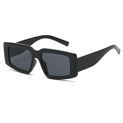 YAMEIZE Gafas de sol retro rectangulares - para mujer hombre Gafas cuadradas de moda vintage con protección UV400 en oferta