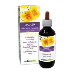 Amapola de California (Eschscholzia californica) hierba Tintura Madre sin alcohol Naturalma | Extracto líquido gotas 200 ml | Complemento alimenticio  características