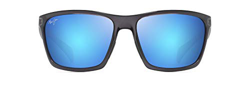 Maui Jim Gafa de Sol MAKOA MJB804-14G Montura: Gris translúcido oscuro Lente: Blue Hawaii Material de la lente: Cristal superfino (ST) precio