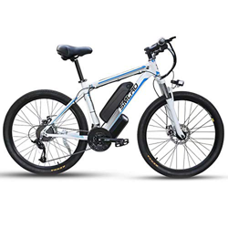 26" Bicicleta Eléctrica Urbana, 500W/1000W 48V 13Ah Bicicletas Electricas de Montaña E-Bike, Bicicleta Electrica Adulto Unisex en oferta