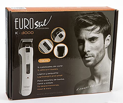 EUROSTIL Electrica K3600 Ceramico Maquina Cortapelo Cabello Retoques 1Un 300 g