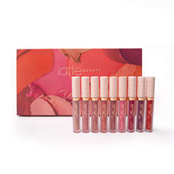 Latte Beauty Ultimatte The Big Set Matte Liquid Lipstick Set : Lápiz labial líquido mate: 9 tonos mate: Pintalabios impermeables (Long-lasting): Pinta en oferta