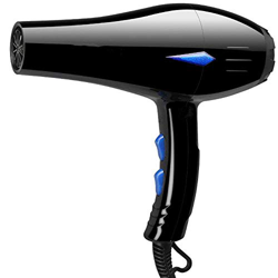 SXXYTCWL Secador de Pelo Profesional, Ion Negativo Azul, Tiempo de Secado Corto, Tres configuraciones de calefacción, bajo Ruido, 2000W-black 77 (Colo precio