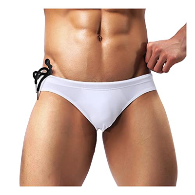 Arjen Kroos Bañador para Hombre Slips Swimming Briefs Natación Hombre Playa Shorts Drawstring Baador