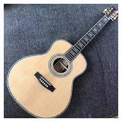 YYYSHOPP Guitarra Lado Trasero Sólido De 36 Pulgadas SÓLIDO Guitarra Acústica De Madera OM Forma De Cuerpo De Estilo (Size : 40 Inches) en oferta