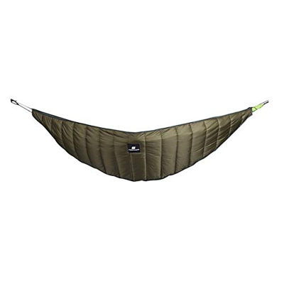 Soaying Hamaca para Acampar al Aire Libre Hamaca cálida Underquilt Tienda Ultraligera Invierno cálido Debajo del edredón Manta Hamaca de algodón