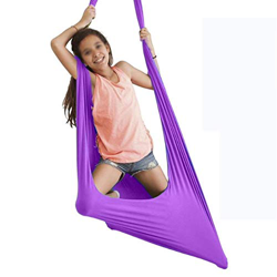 TANGIST Hamaca for Niños Swing de Terapia hasta 200 KG Columpio Interior for Niños de Más de 3 años Hamaca Yoga Aérea Ajustable Columpios Infantiles precio