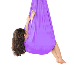 TANGIST Hamaca for Niños Swing Terapia hasta 200 KG Columpio Interior for Niños de Más de 3 años Hamaca de Yoga Aérea Ajustable Columpios Infantiles en oferta