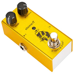 Holibanna Mini Guitarra Pedal Tremolo Ruido Puerta Pedal Ruido Mata Guitarra Efecto Pedal Modulación Digital Guitarra Efectos Pedal para Verdadera Byp características