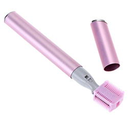 Beaupretty 2 unids lectric ceja recortador de pelo portátil Mini depiladora del cuerpo máquina de afeitar del pelo facial de afeitar para mujeres dama características