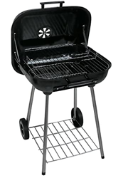 AERZETIX - Barbacoa portátil de carbón vegetal con tapa 76x47x47cm - barbacoa sobre carro - barbacoa de carbón con 2 ruedas - C50963 precio