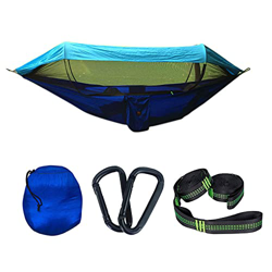 Hamaca para Camping Hammock Hamaca De Camping Parachute Material De Nylon Material Swing Hammock Trae Mosquiteros Y Tela De Sombra Una Sola Hamaca Dob características