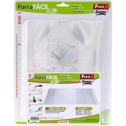 Fixo Cover 01014500－Blister de 5 Forra Fácil Eco con solapa ajustable de 300 x 520 mm precio