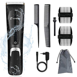 BESTBOMG Cortapelos Profesional Hombres- 3 velocidades de funcionamiento, Máquina Cortar Pelo Kit Cuchilla de Titanio y Cerámica, Cortadora de Pelo Ba precio