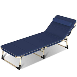 HUAXUE Reclinable Plegable, de Servicio Pesado Cero Gravedad reclinable, escritorios y sillas Plegables hamacas, tumbonas Planas, Respaldo Ajustable r características