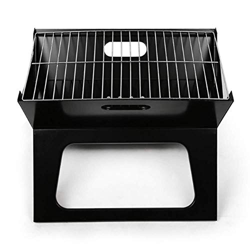 GAOJINXIURZ Terraza asador Plegable del carbón de leña Barbacoa con el Marco de la Hebilla del diseño Hueco de carbón de Diseño Integrado portátil Par precio