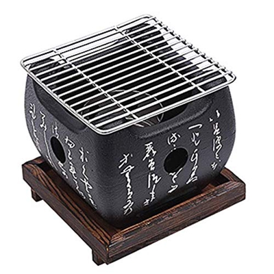 GAOJINXIURZ Terraza asador Barbacoa de carbón Barbacoa Estufa hibachi japonés Yakitori, Fiesta en casa Barbacoa portátil Herramientas Accesorios de fá