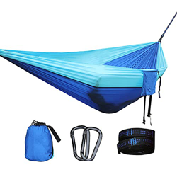 T-Day Hamaca para Camping Hammock Camping Hammock Garden Nylon Al Aire Libre Hamaca Swing Hamaca con Bolsa De Viaje Compacta para Caminatas Al Aire Li características