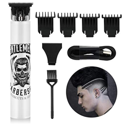 Máquina Cortapelo Hombres Recortadora Eléctrica Recortadora de Cabello para Hombres con batería recargable de 1200 mAh,4 peines guía,Carga USB en oferta