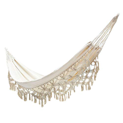 hamacas portátiles Hamaca Sillas Columpio Jardín al aire libre Hogar Blanco Cuerda de algodón Marruecos Macramé Hamaca Sillas Columpio Patio Ocio Cama características