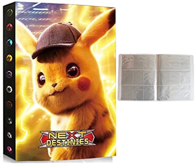 Album Compatible Con Cartas de Pokemon, Album Compatible Con Pokemon Para Cartas, Álbum de Pokemon, Carpeta compatible con Cartas Pokemon, Sostiene ha