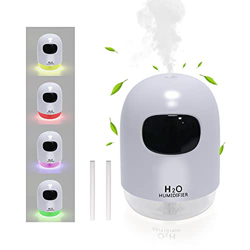 Vlovelife Humidificador Mini 200 ml, Humidificadores Ultrasónicos de Aire con Alimentación USB, Humidificador de Silencioso para Bebes para Dormitorio precio