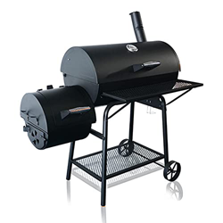 ROM Estufa de Parrilla portátil, Grillwagen, Holzkohlegrill, Kamingrill, Parrilla de Barbacoa, XL, R? Ucherofen Gartengrill, 113CM precio