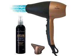 Secador de pelo gama con aceite de argán de regalo – Innovadora tecnología Ozone Ion 5D – Equipado con 6 combinaciones – Profesional y fabricado en It en oferta